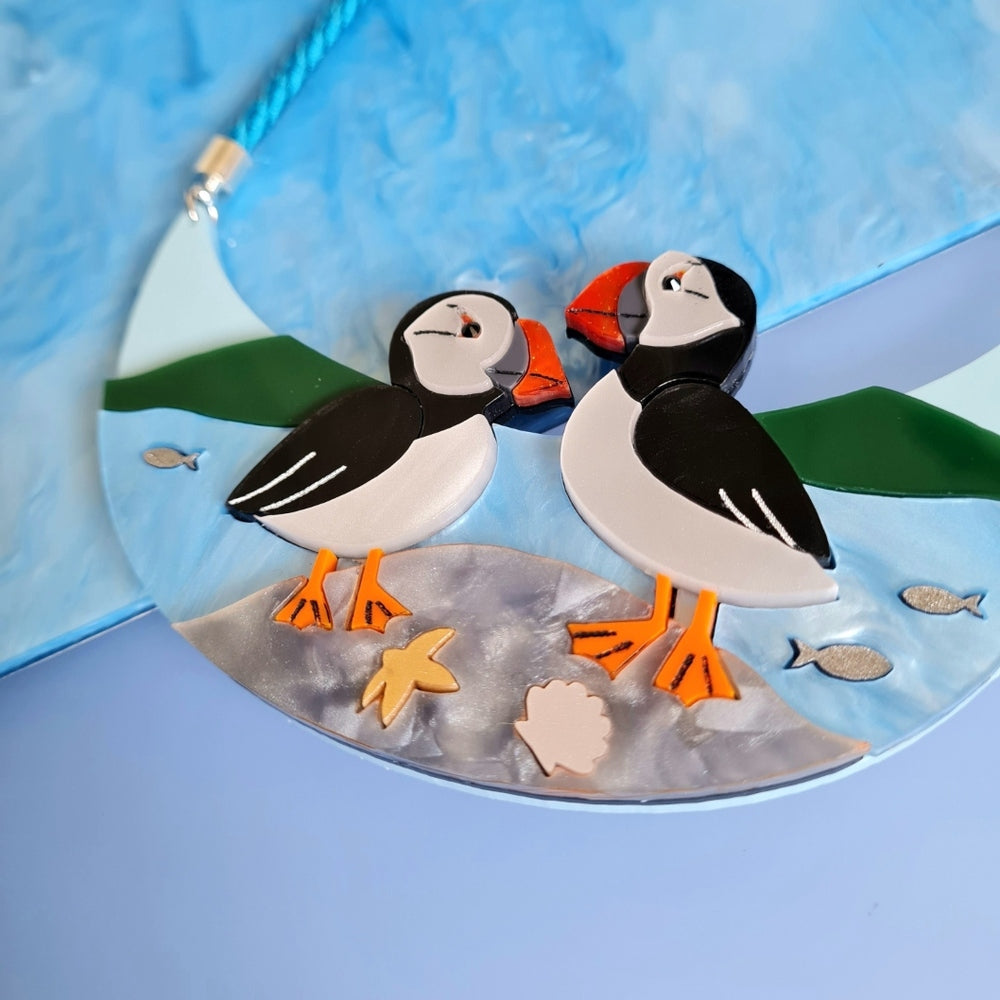 Puffin Necklace by Cherryloco Jewellery 2