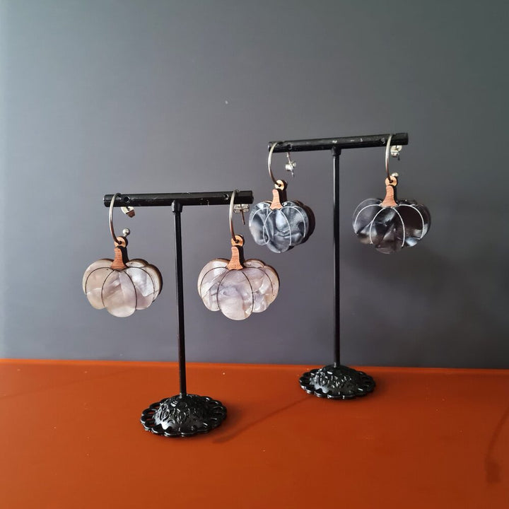 Pumpkin Patch Dangle Earrings by Cherryloco Jewellery 1
