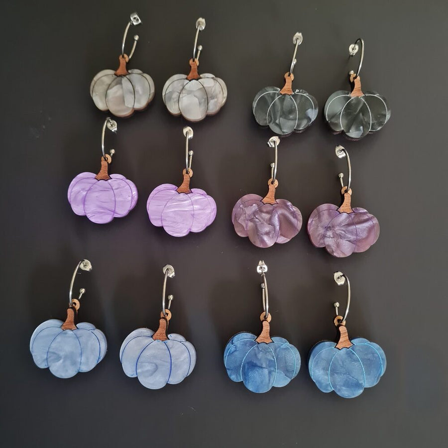 Pumpkin Patch Dangle Earrings by Cherryloco Jewellery