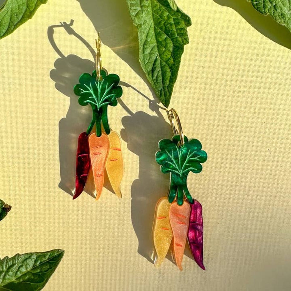 Rainbow Carrot Dangle