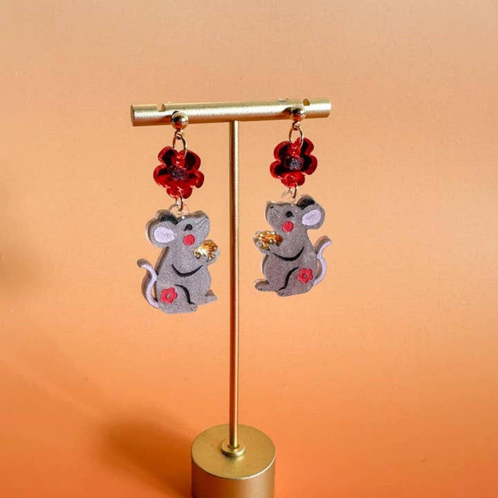 Rat Earrings 3