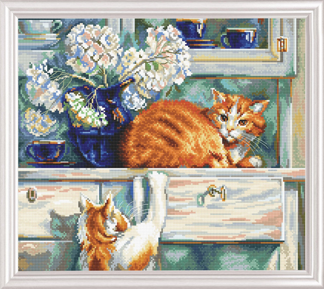 Red troublemakers M482 Counted Cross Stitch Kit