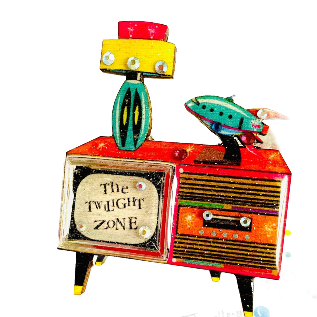 Retro TV Brooch by Rosie Rose Parker - Quirks!