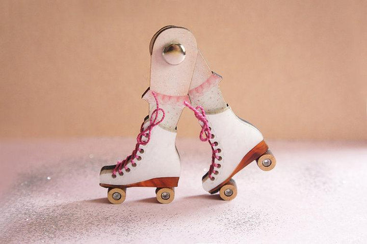 Roller Skates Brooch by Laliblue - Quirks!