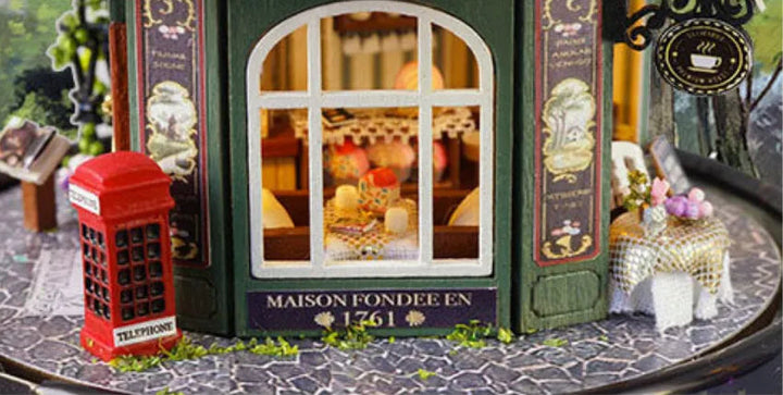 Miniature Wizardi Roombox Kit - Look For A Star Dollhouse Kit