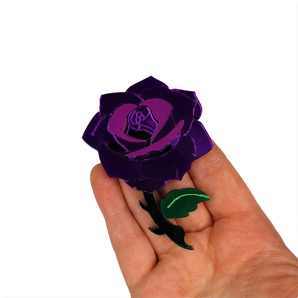 Rose Brooch by Cherryloco Jewellery 6