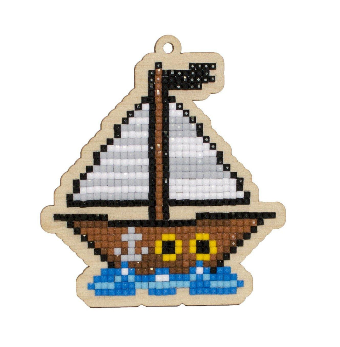 Sailing Ship WWP257 Diamond Painting on Plywood Kit