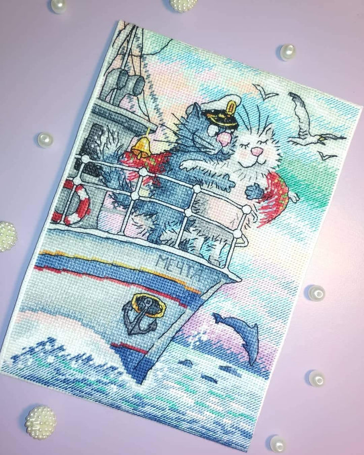 Sea of Love SNV-686 Counted Cross Stitch Kit