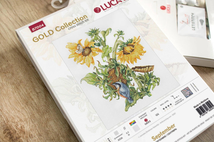 September Bouquet B7004L Counted Cross-Stitch Kit