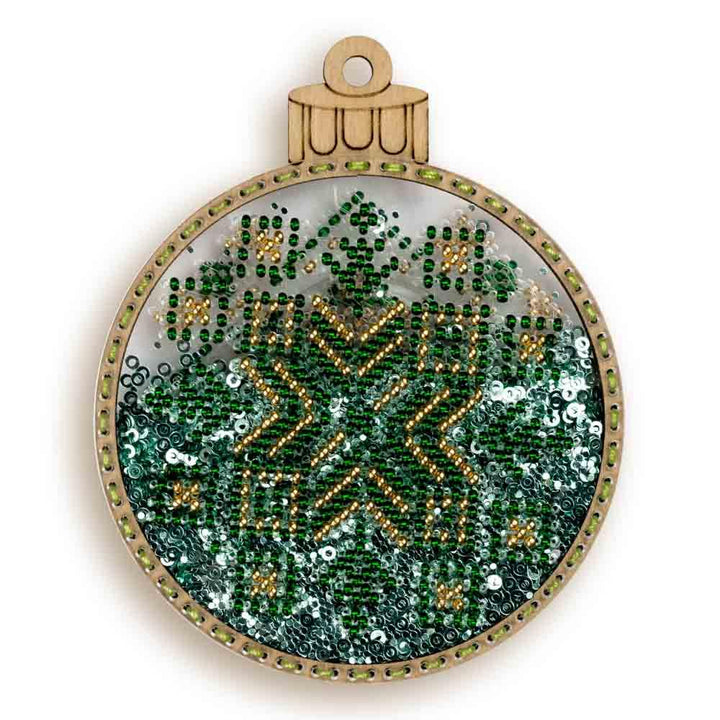 Set for embroidery with beads on a plastic base FLPL-059