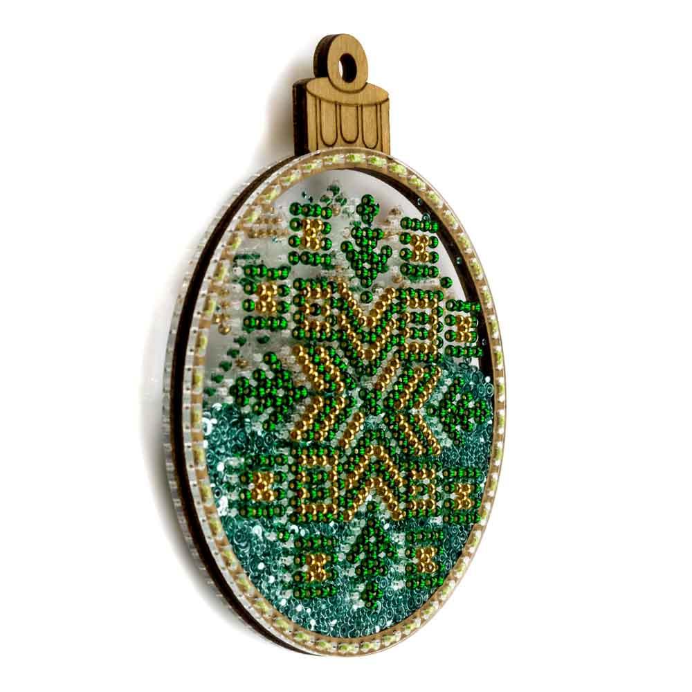 Set for embroidery with beads on a plastic base FLPL-059