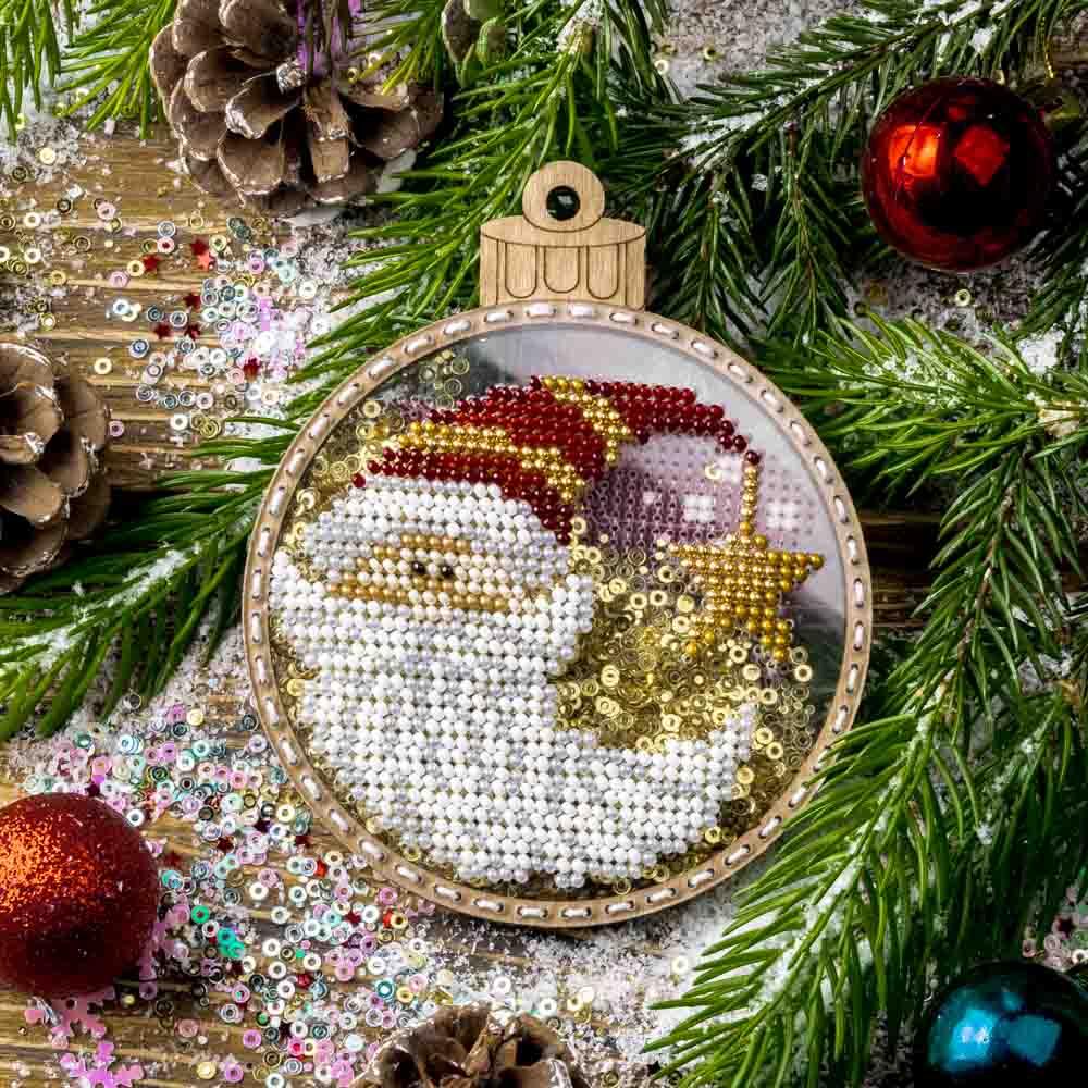 Set for embroidery with beads on a plastic base FLPL-061