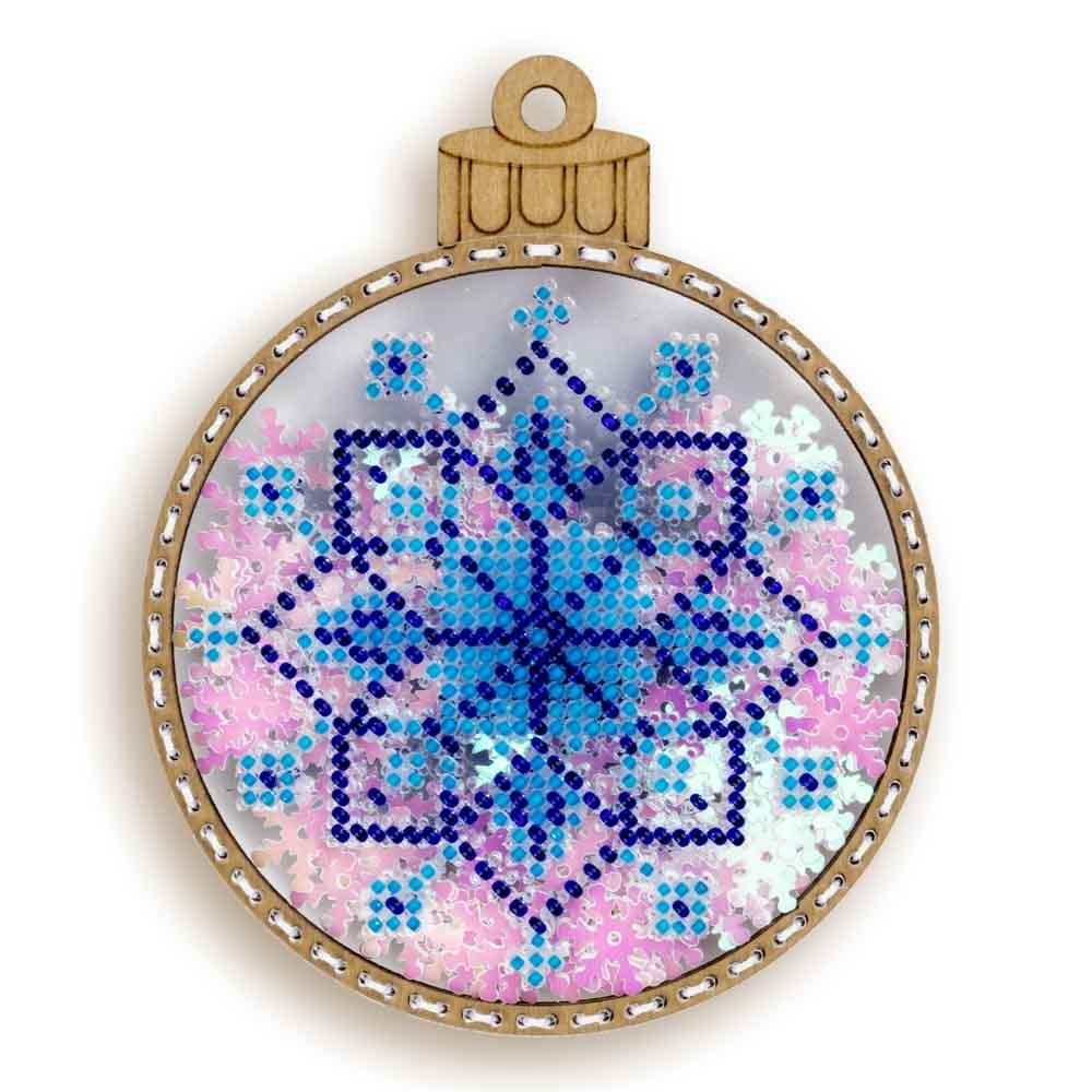 Set for embroidery with beads on a plastic base FLPL-063