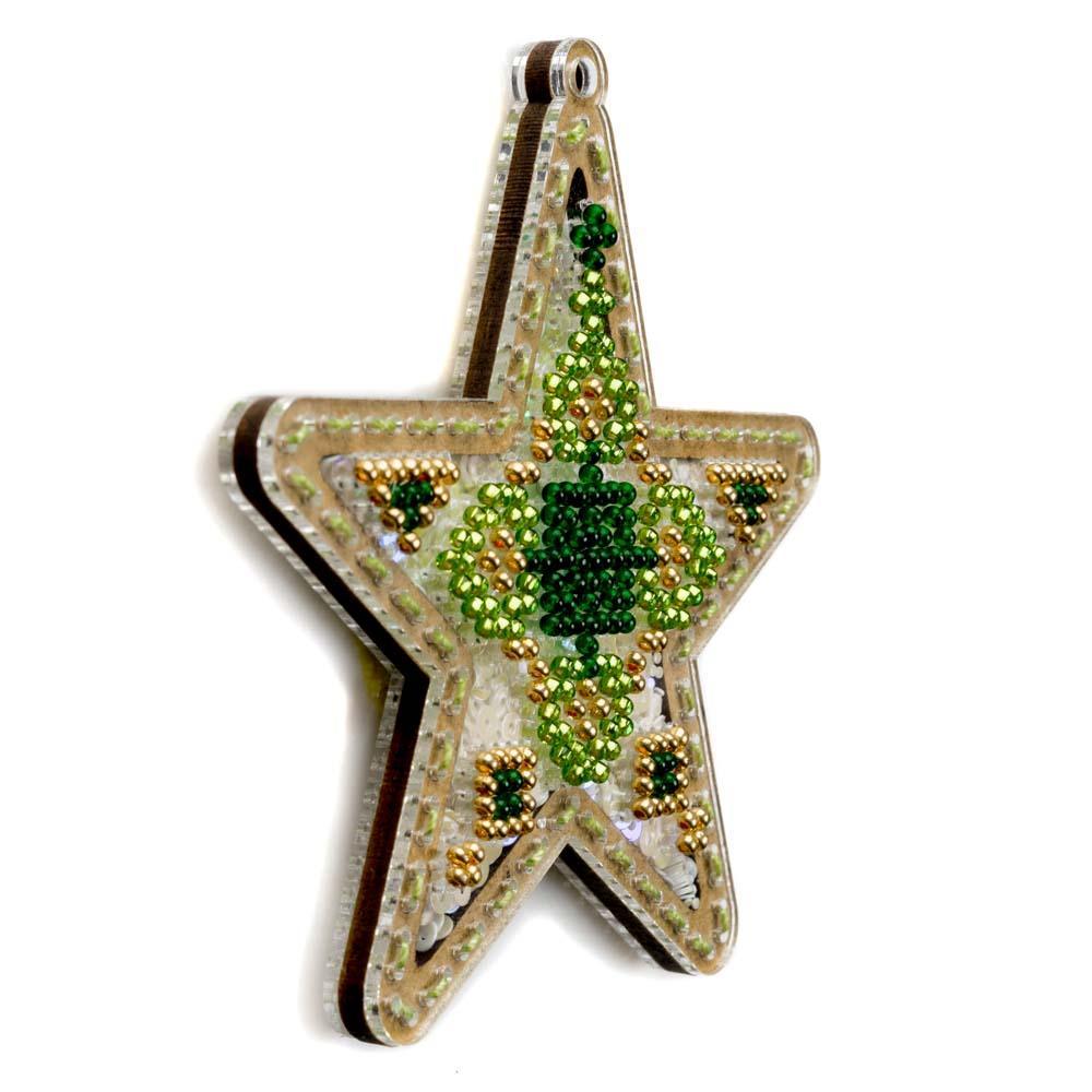Set for embroidery with beads on a plastic base FLPL-069