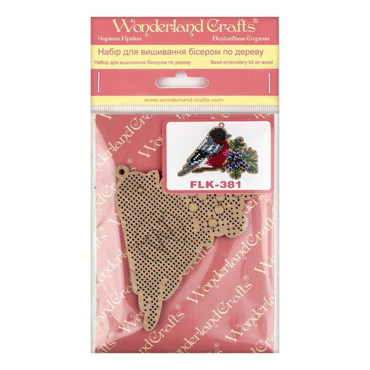 Set for embroidery with beads on wood FLK-381
