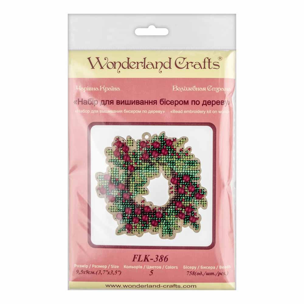 Set for embroidery with beads on wood FLK-386