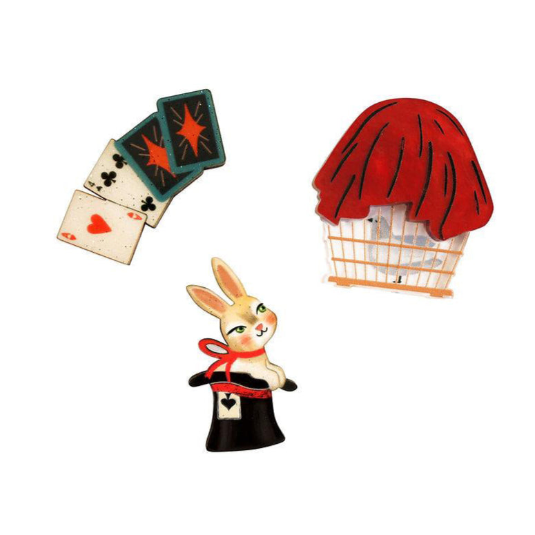 Set of 3 magic pins by Laliblue