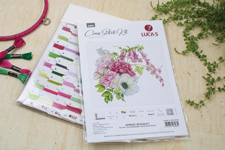 Spring Bouquet B7018L Counted Cross-Stitch Kit
