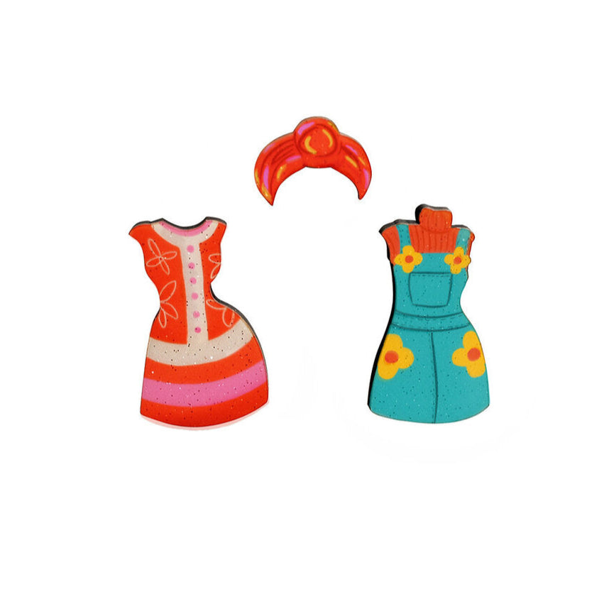 Spring Color Outfit Brooches by Laliblue