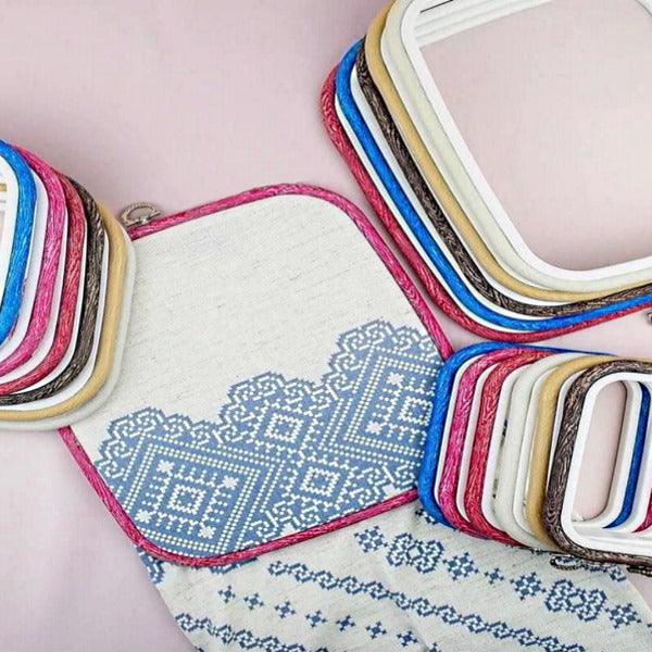 Square Flexi Hoop Nurge 230-11 Pink