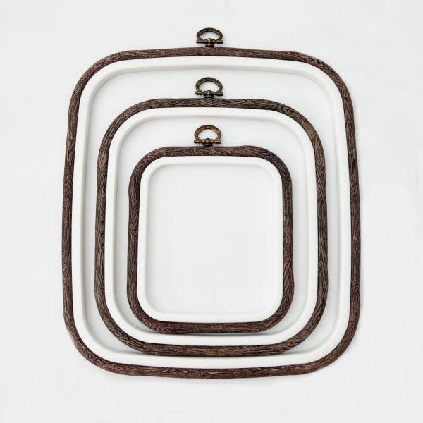 Square Flexi Hoop Nurge 230-11 Woodgrain