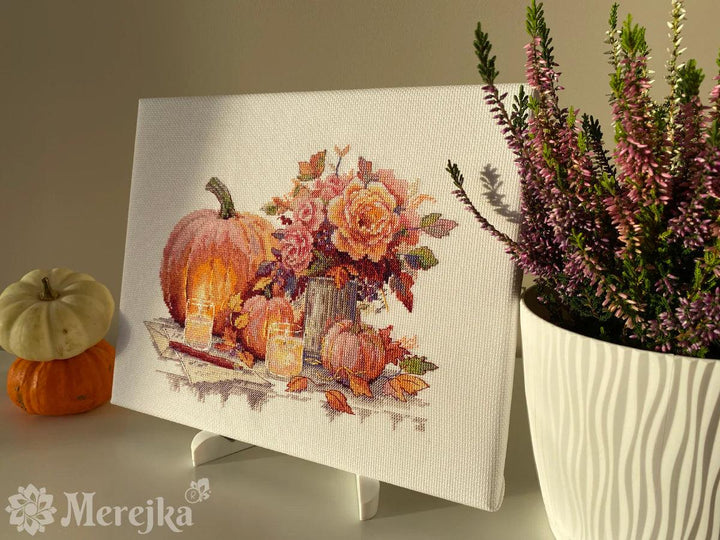 Still Life with Pumpkins K-241A Counted Cross-Stitch Kit