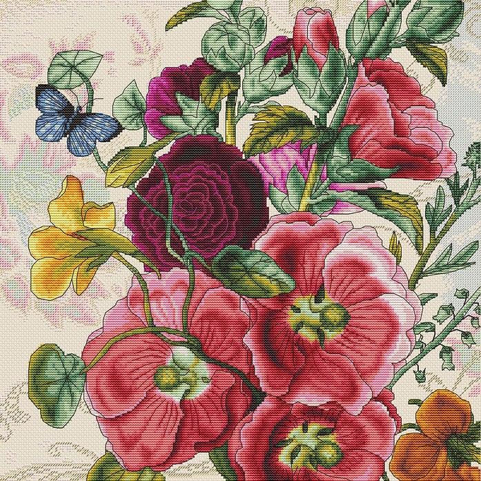 Summer flowers B2366L Counted Cross-Stitch Kit