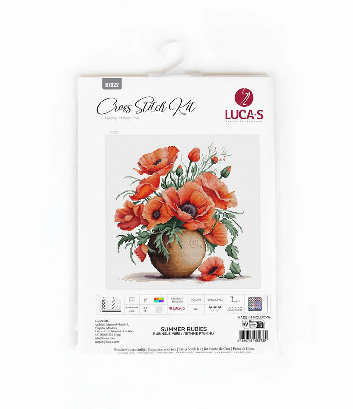 Summer Rubies B7022L Counted Cross-Stitch Kit