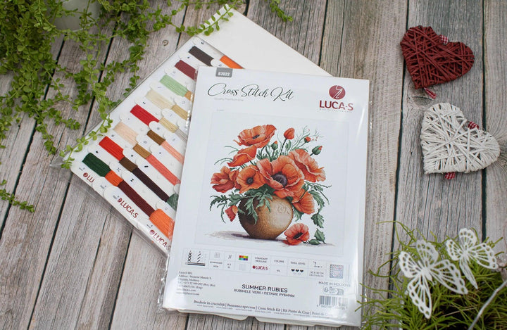 Summer Rubies B7022L Counted Cross-Stitch Kit