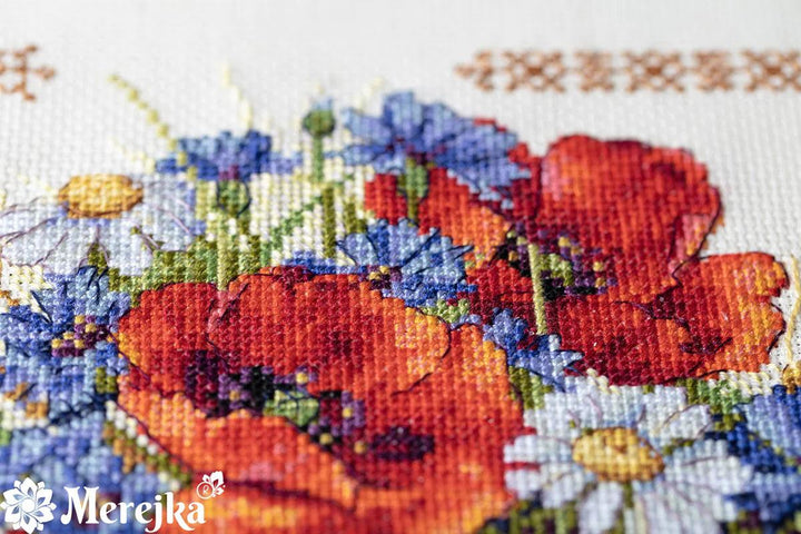 Summer Sampler K-130 Counted Cross-Stitch Kit