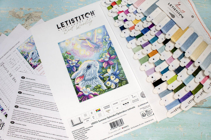 Summer Splendor L8054 Counted Cross Stitch Kit