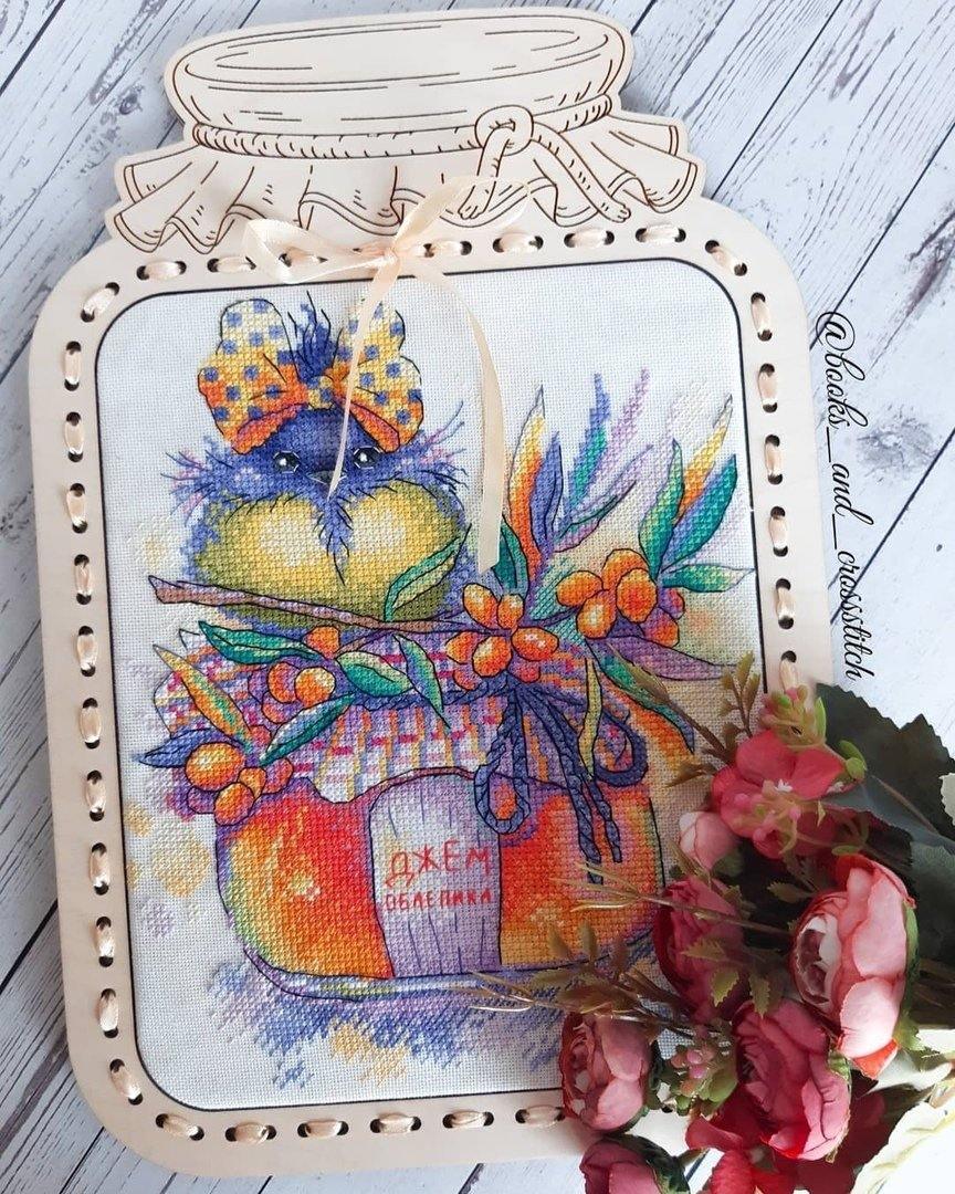 Sunny Sea-Buckthorn SM-393 Counted Cross Stitch Kit