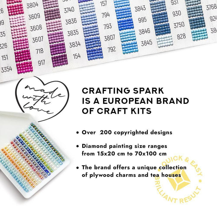 Sweet Dreams CS2578 15.8 x 15.8 inches Crafting Spark Diamond Painting Kit