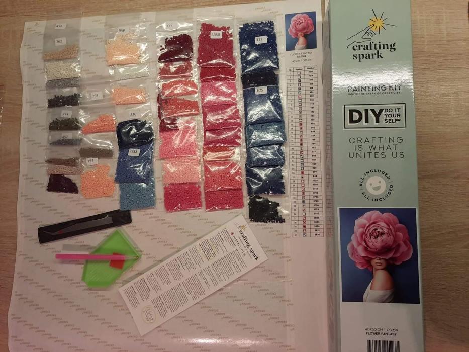 Sweet Panda CS076 11.81 x 15.75 inches Crafting Spark Diamond Painting Kit