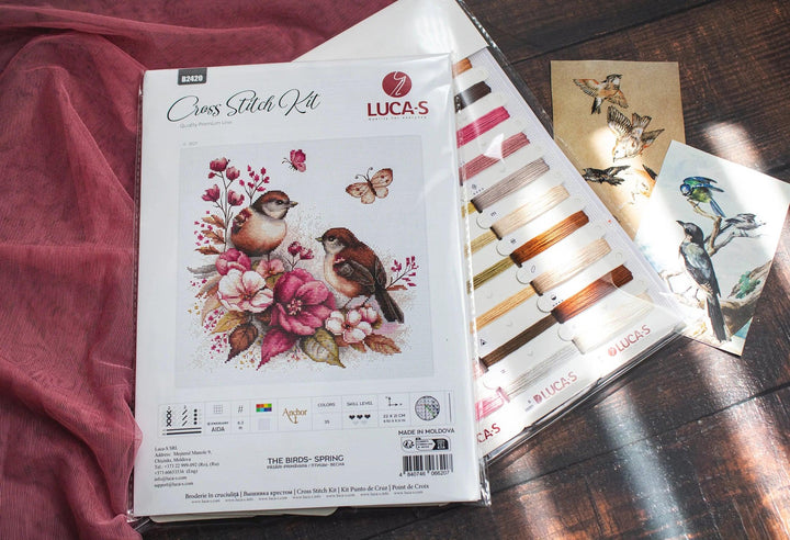 The Birds- Spring B2420l Counted Cross-Stitch Kit