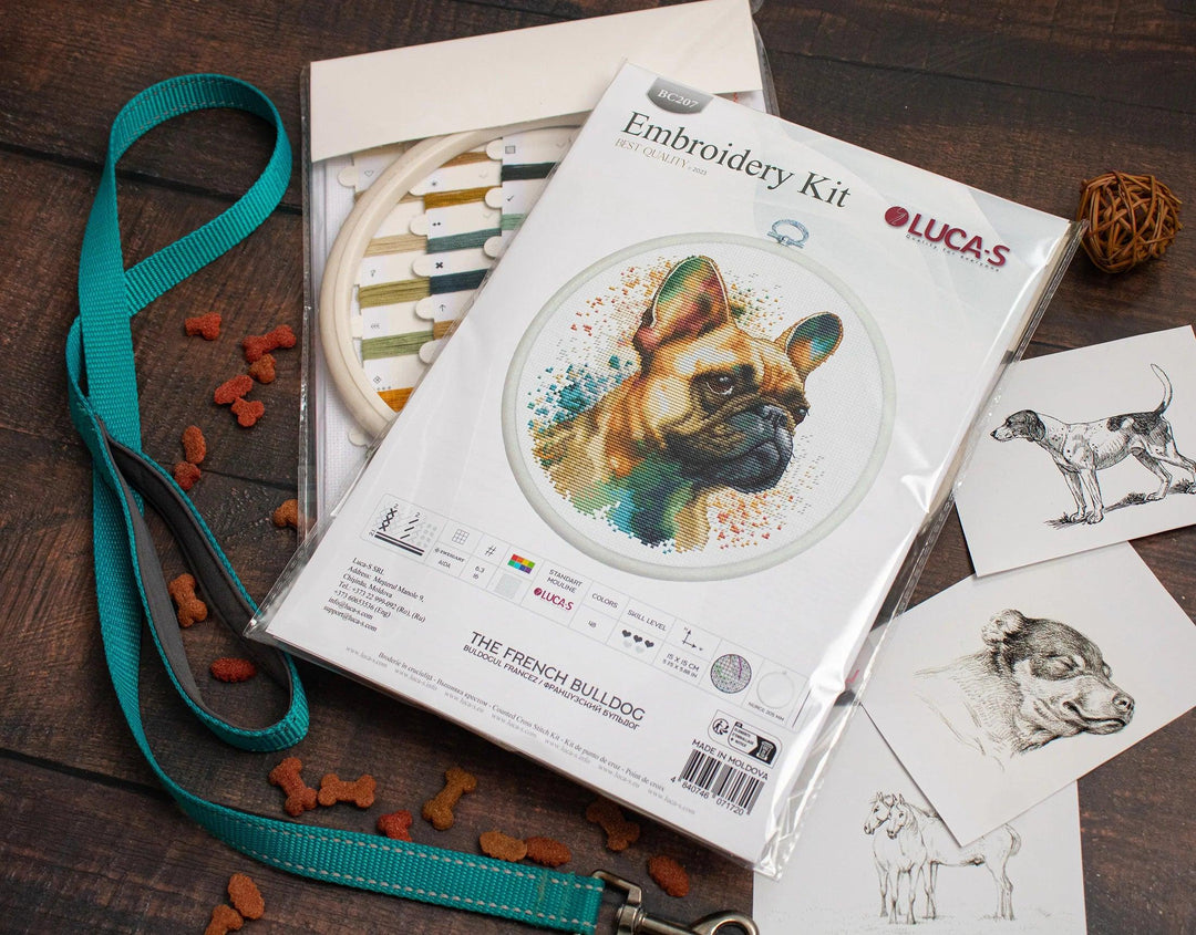 The French Bulldog BC207l Counted Cross-Stitch Kit