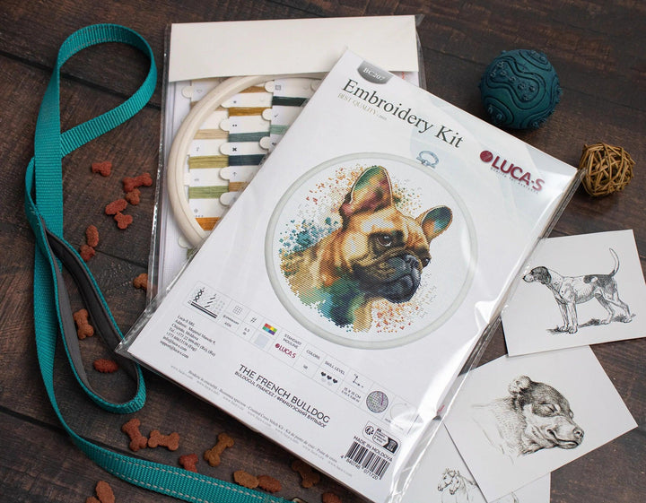 The French Bulldog BC207l Counted Cross-Stitch Kit