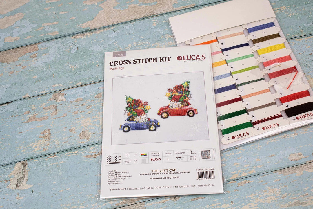 The Gift Car JK035L Counted Cross-Stitch Kit