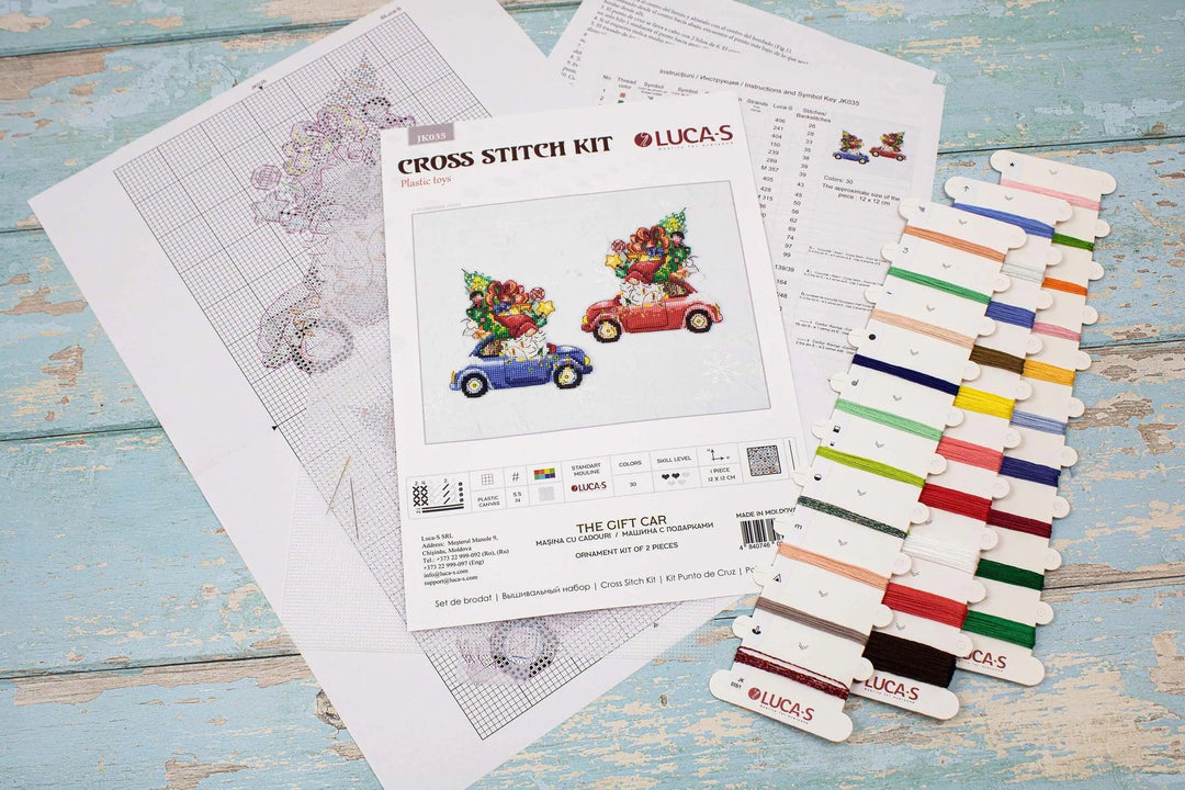 The Gift Car JK035L Counted Cross-Stitch Kit