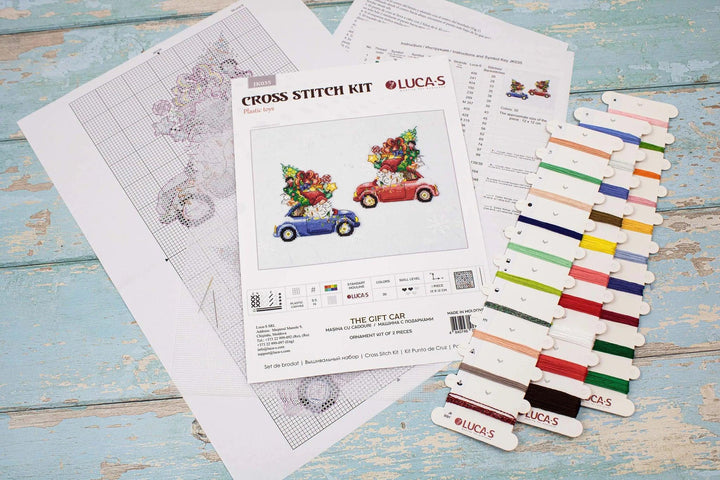 The Gift Car JK035L Counted Cross-Stitch Kit