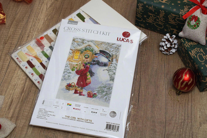The Girl With G BU5018L Counted Cross-Stitch Kit