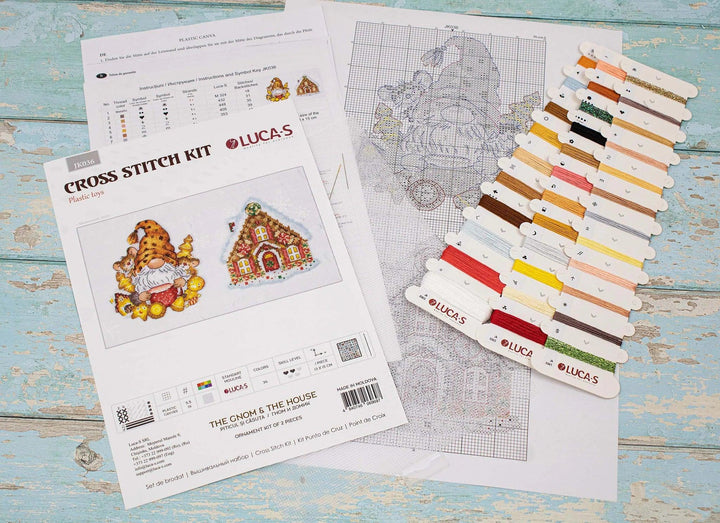 The Gnom & The House JK036L Counted Cross-Stitch Kit