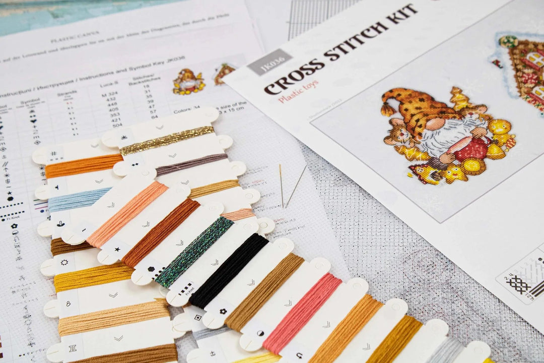 The Gnom & The House JK036L Counted Cross-Stitch Kit