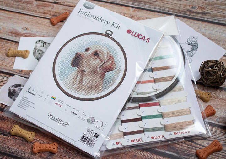 The Labrador BC211l Counted Cross-Stitch Kit
