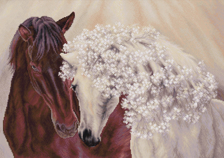 The perfect couple BU5010L Counted Cross-Stitch Kit