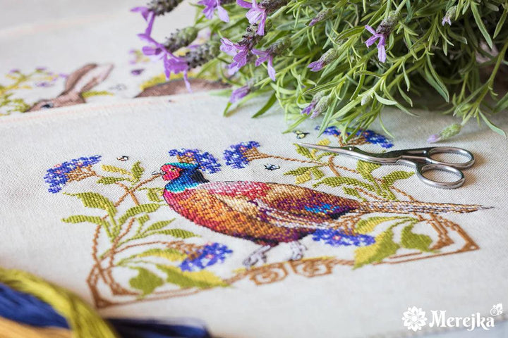 The Pheasant K-149A Counted Cross-Stitch Kit