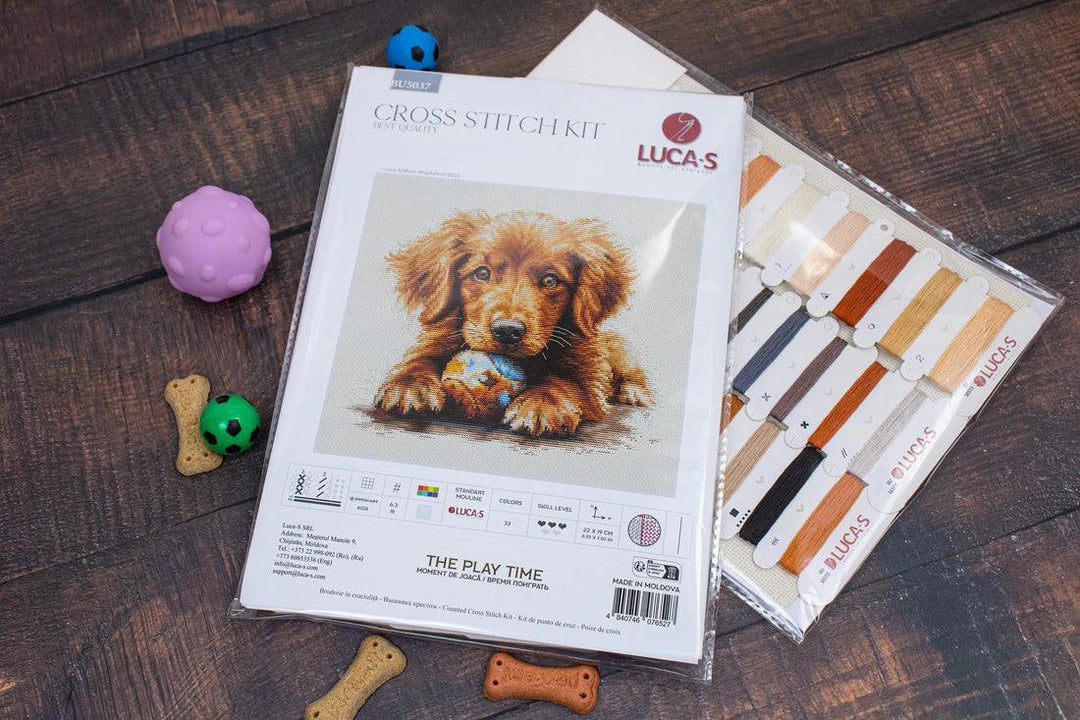 The Play Time BU5037L Counted Cross-Stitch Kit