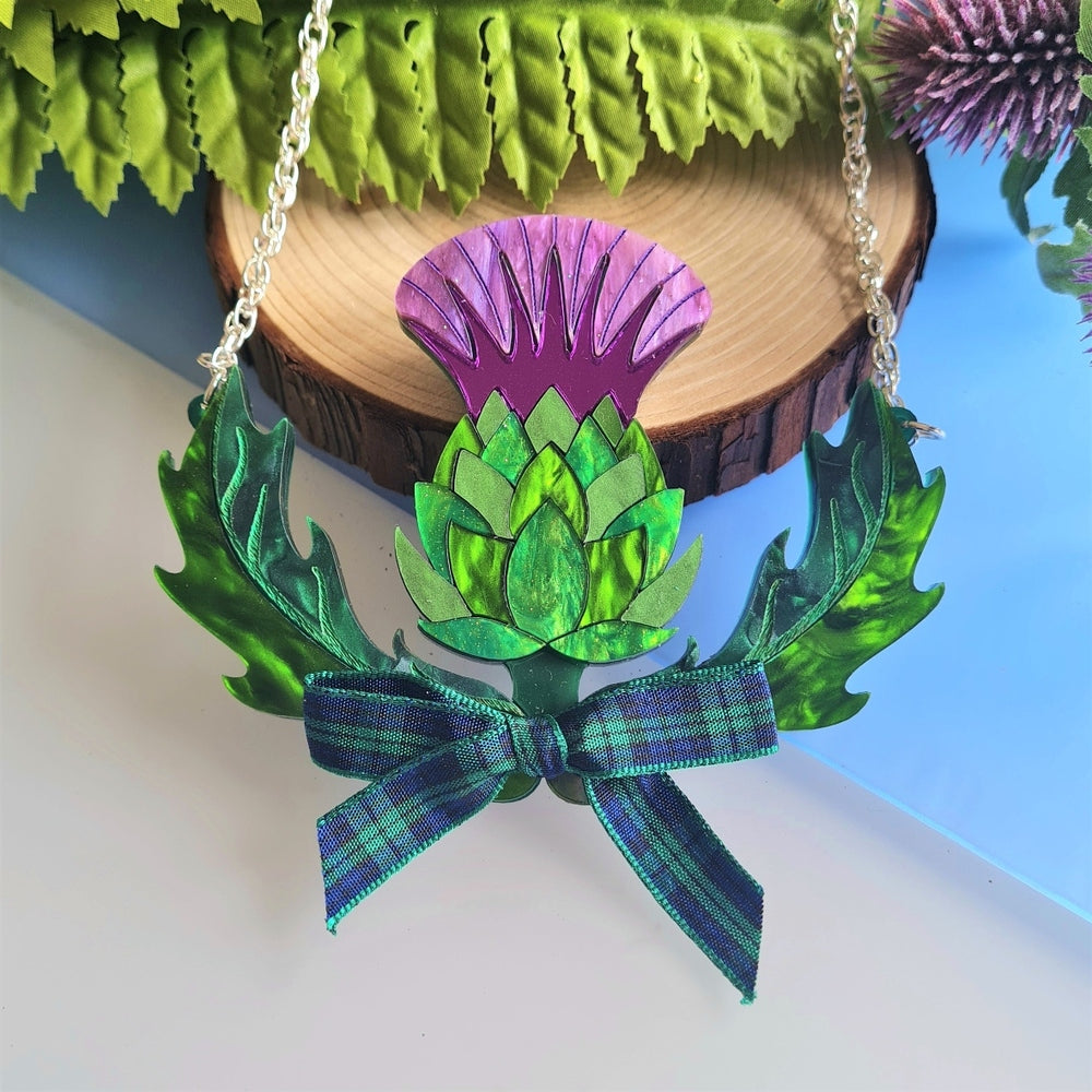 Thistle Statement Necklace - Pre Order