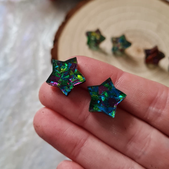 Twinkle Little Star Earrings by Cherryloco Jewellery 3