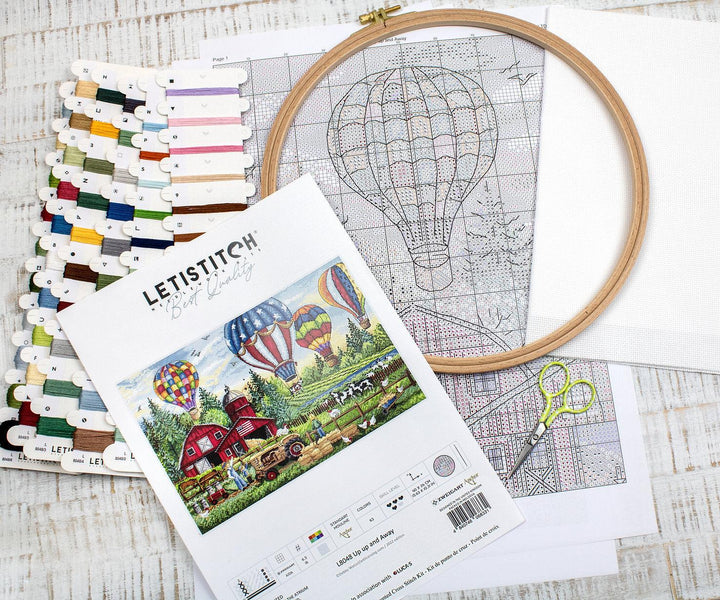 Up Up and Away L8048 Counted Cross Stitch Kit